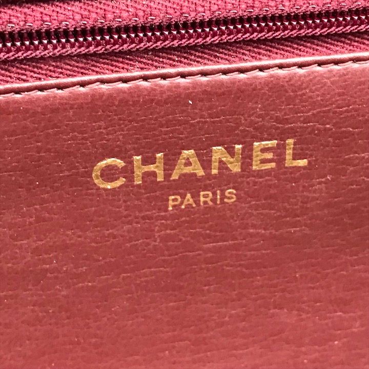 美品 CHANEL シャネル ココマーク マトラッセ コットン プッシュロック