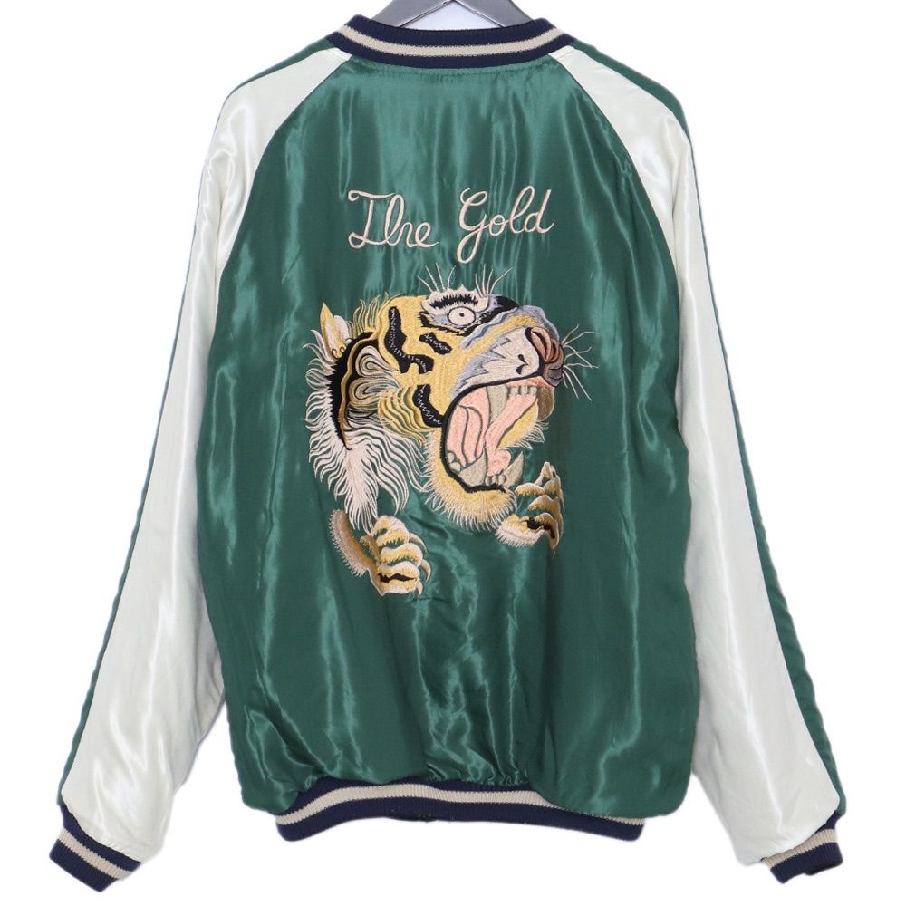 gold WOOL SOUVENIR JACKET The gold Lサイズ 特集】GOLD