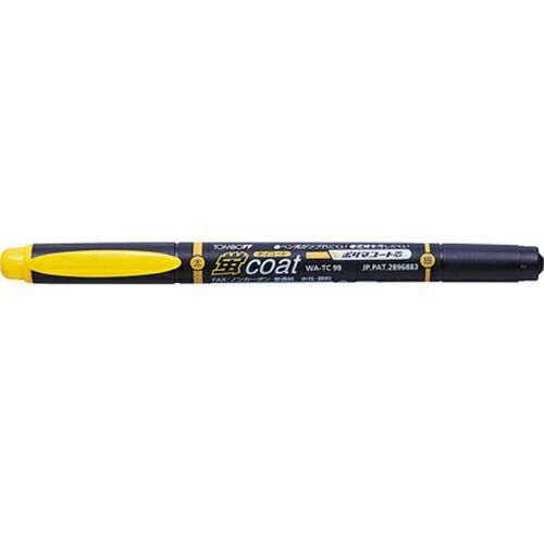 クーポン配布中-スーパー 対象 まとめ 蛍光マーカーペン トンボ鉛筆 蛍コート 山吹色 WA-TC99 4901991641653 1本 ×100セット