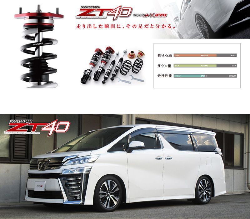 TANABE タナベ 車高調 SUSTEC PRO ZT40 サステック プロ ゼットティーフォーティー ピクシススペース L575A 2011/9-2017/1 ZT40L175SK 送料無料(一部地域除く) | タナベ (TANABE) サスペンション(車高調キット) SUSTEC PRO