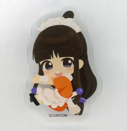 逆転裁判 CAPCOM CAFE トレーディング抱きつきクリップ 綾里真宵 全身 中古】小物(キャラクター) 綾里真宵(全身) 「CAPCOM CAFE×逆転裁判