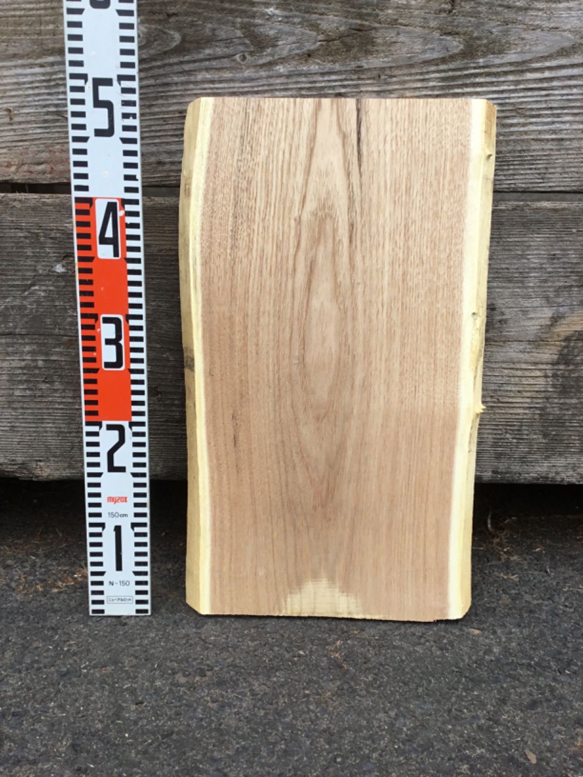 ネムノキ 結婚証明 銘木 一枚板 無垢材 ウッドプレート DIY