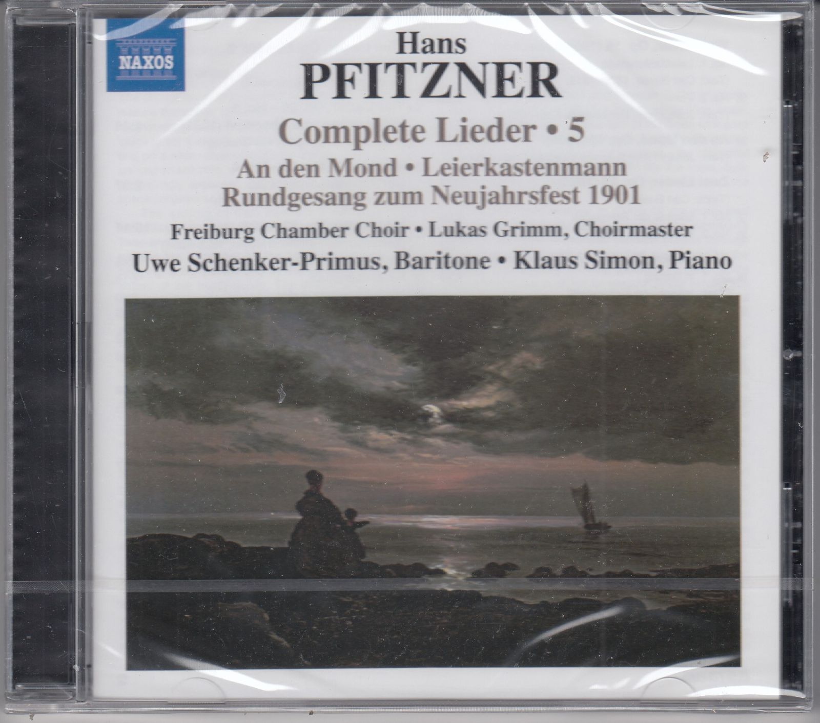 CD/Naxos]プフィッツナー(1869-1949):月に寄せるOp.18&2つの歌Op