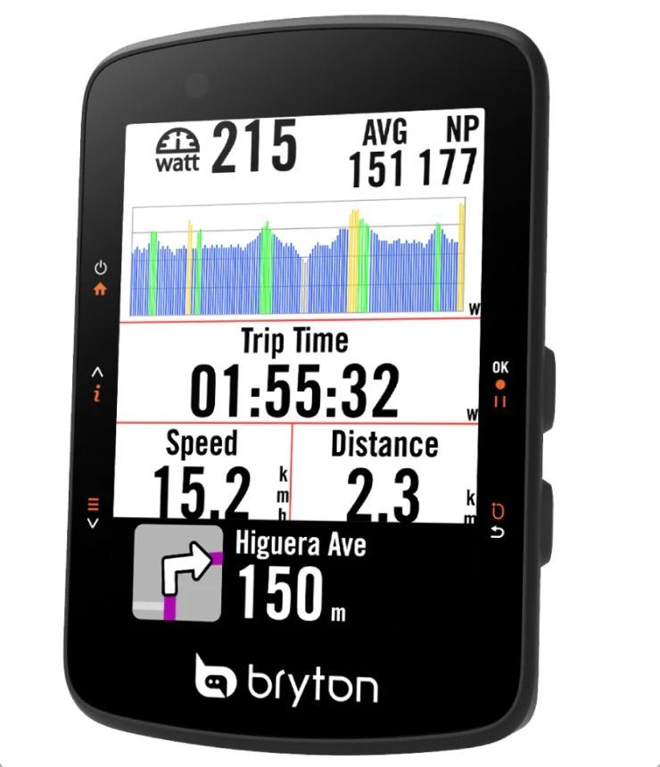ブライトン（Bryton）カラーディスプレイ搭載の新型GPSサイコン