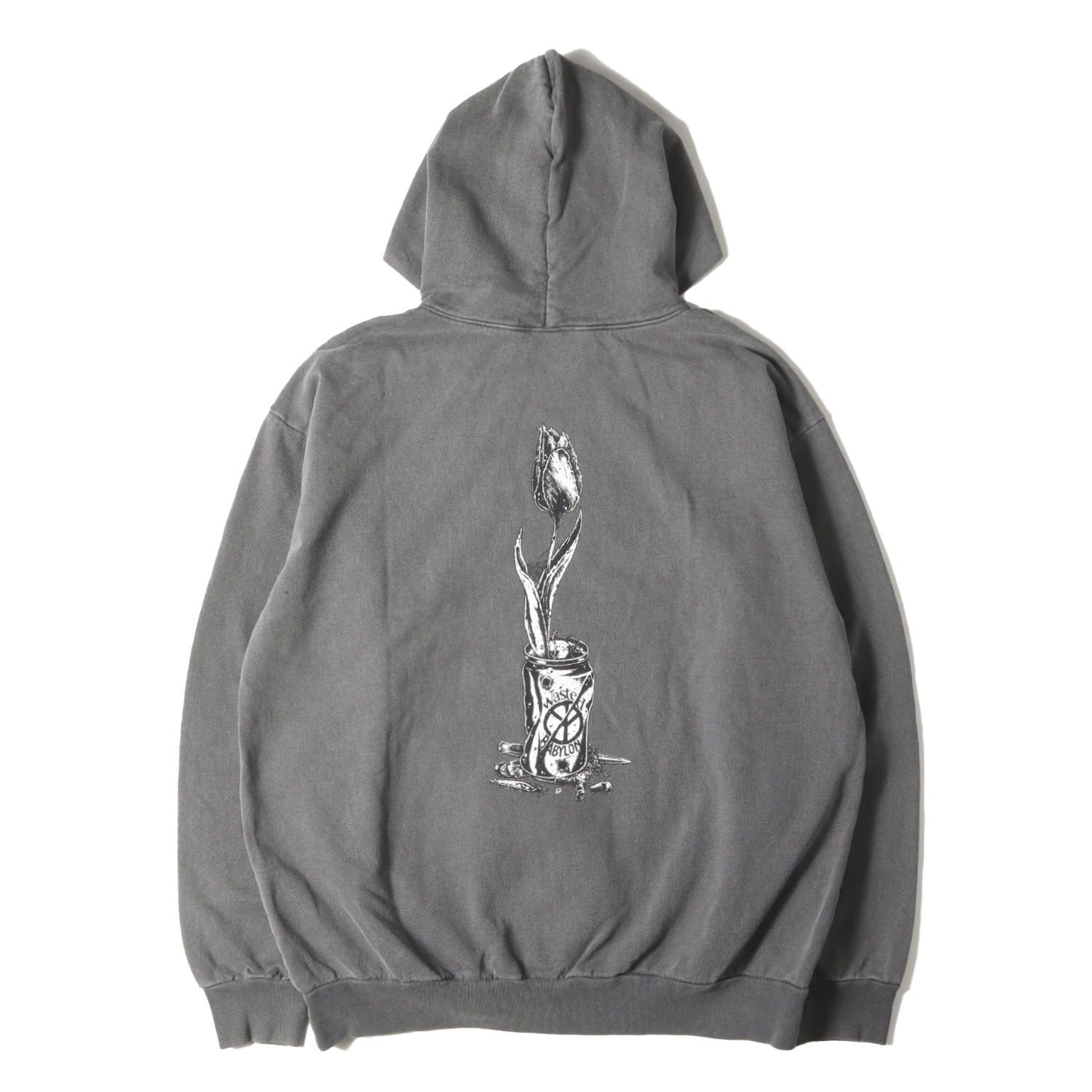 wasted youth Wasted Yagi XL スウェット レア 新品】Wasted Youth ウェイステッド ユース パーカー ブラック
