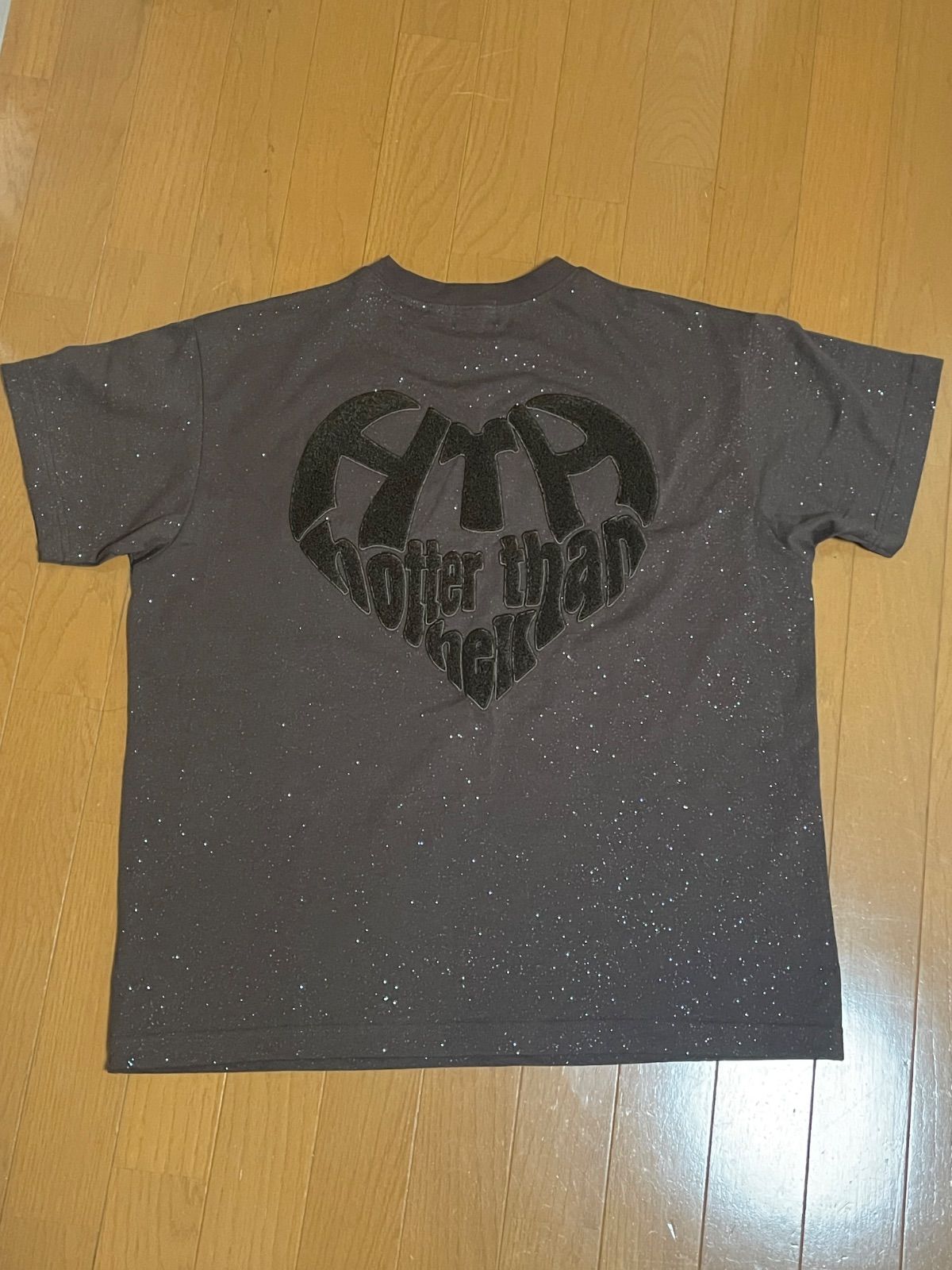 HTH Glitter Heart Logo Cropped Tee セットアップ - メルカリ