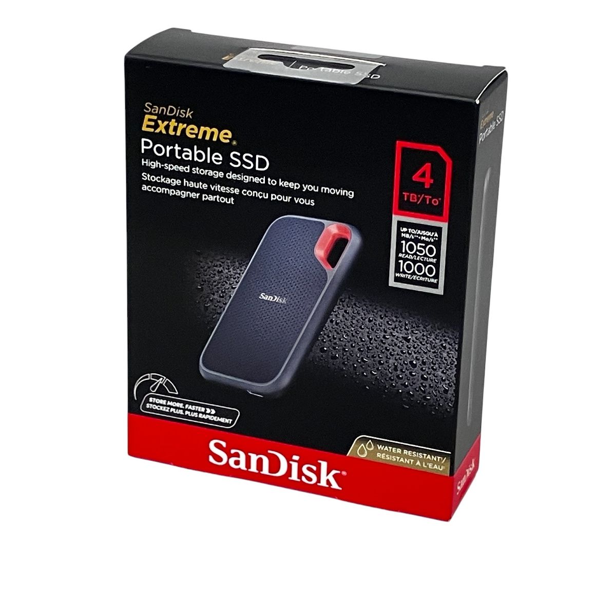 SanDisk SDSSDE61-4T00-G25 Extreme Portable SSD PC周辺機器 ♥ Z10434987