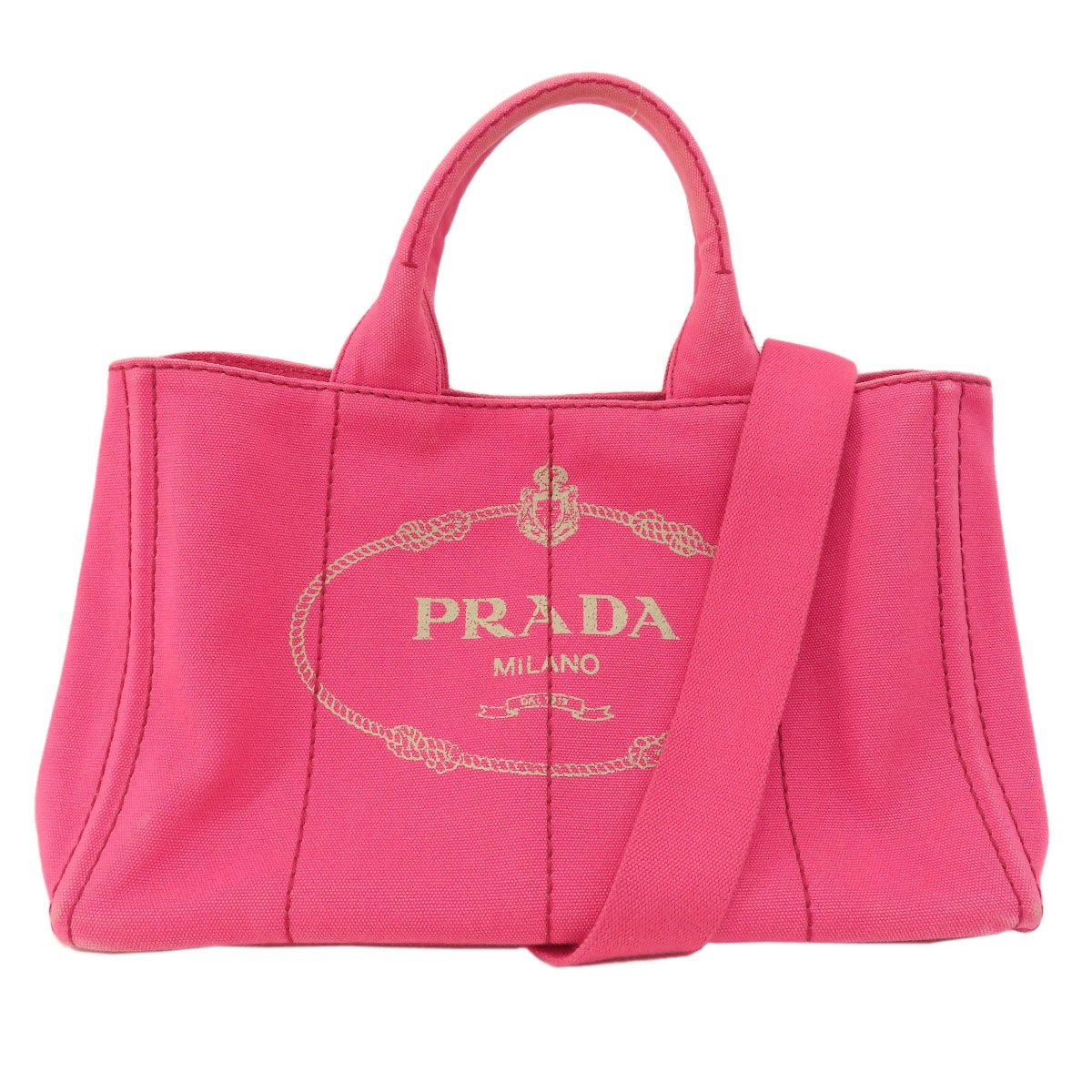 PRADA プラダ カナパ 2WAY トートバッグ デニム レディース - メルカリ