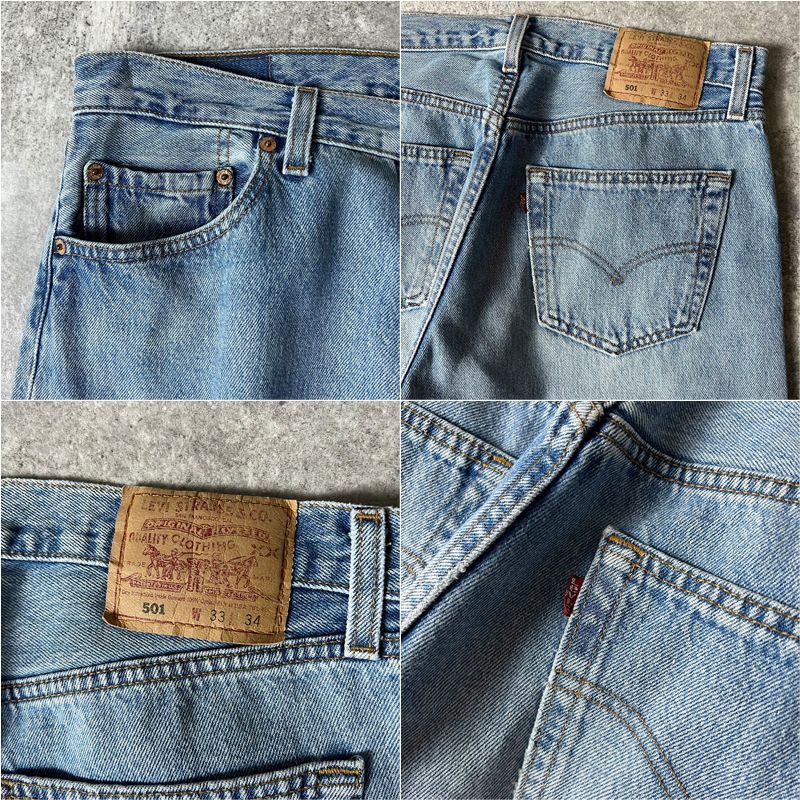Levi's 501 オリジナル デニムパンツ 33-34 Levi's 501 オリジナル メンズ