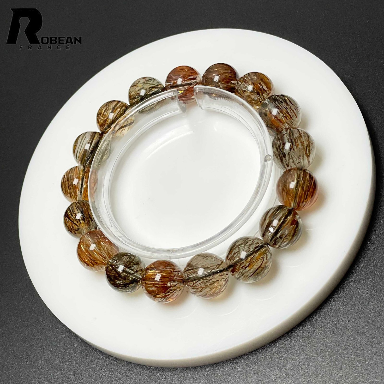 上質EU製ROBEAN★繁栄を呼ぶ★スーパーセブン超巨大約10.5mm10%引き 絶賛 EU製 定価19万円☆ROBEAN・ゴールドスーパーセブン