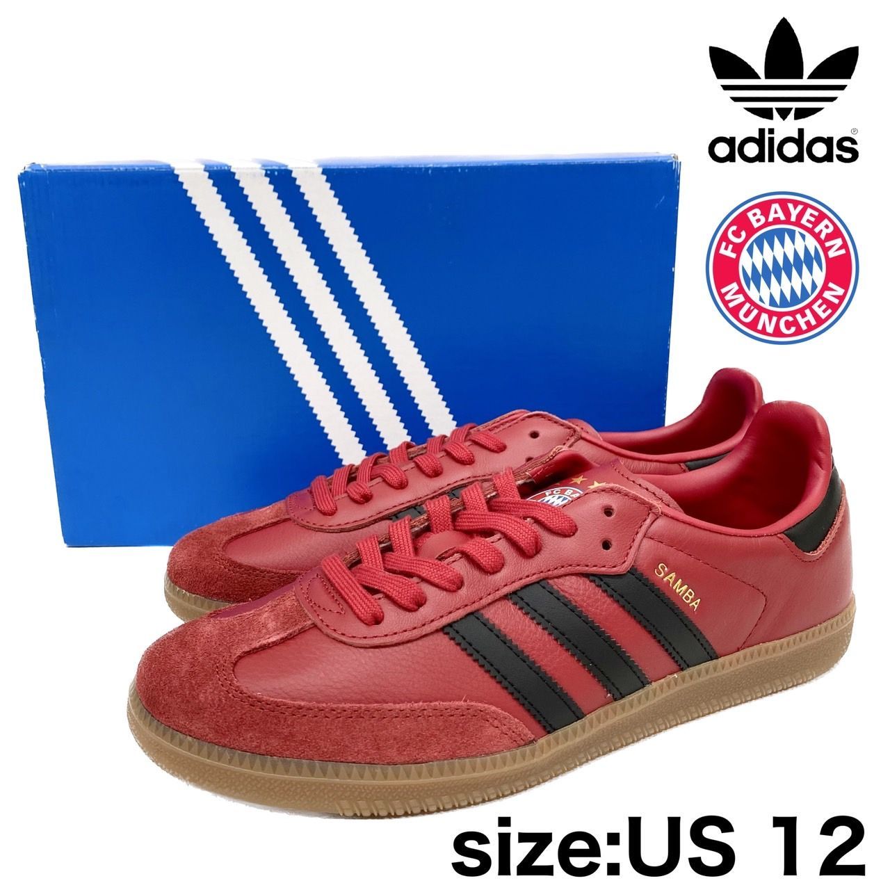 新品 adidas originals SAMBA TEAM “Bayern München” アディダス オリジナルス サンバ チーム  