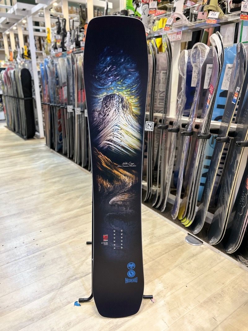 NEVER スノーボード 板 SUMMER 即納メンズ 158cm MEN'S NOKHU 25-26