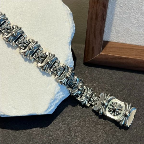 新品未使用】クロムハーツChrome Heartsブレスレットシルバー