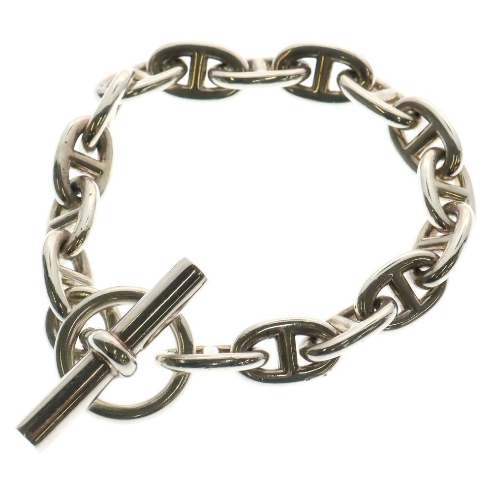 HERMES エルメス Chaine d Ancre MM シェーヌダンクルMM チェーンブレスレット シルバー