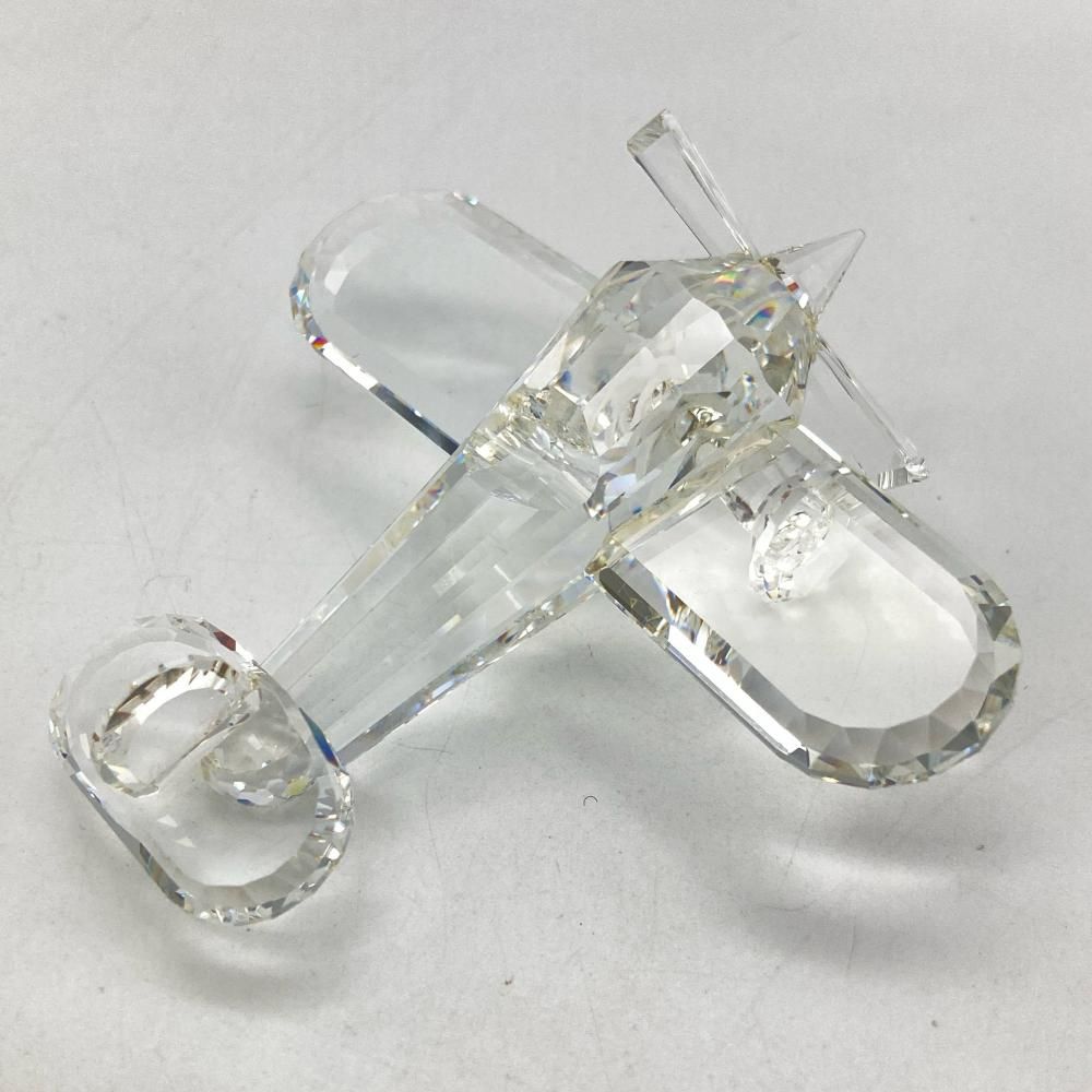 SWAROVSKI - スワロフスキー SWAROVSKI 飛行機 オブジェ 置物 152111 クリア【中古】 楽天市場】スワロフスキー SWAROVSKI 飛行機 オブジェ 置物