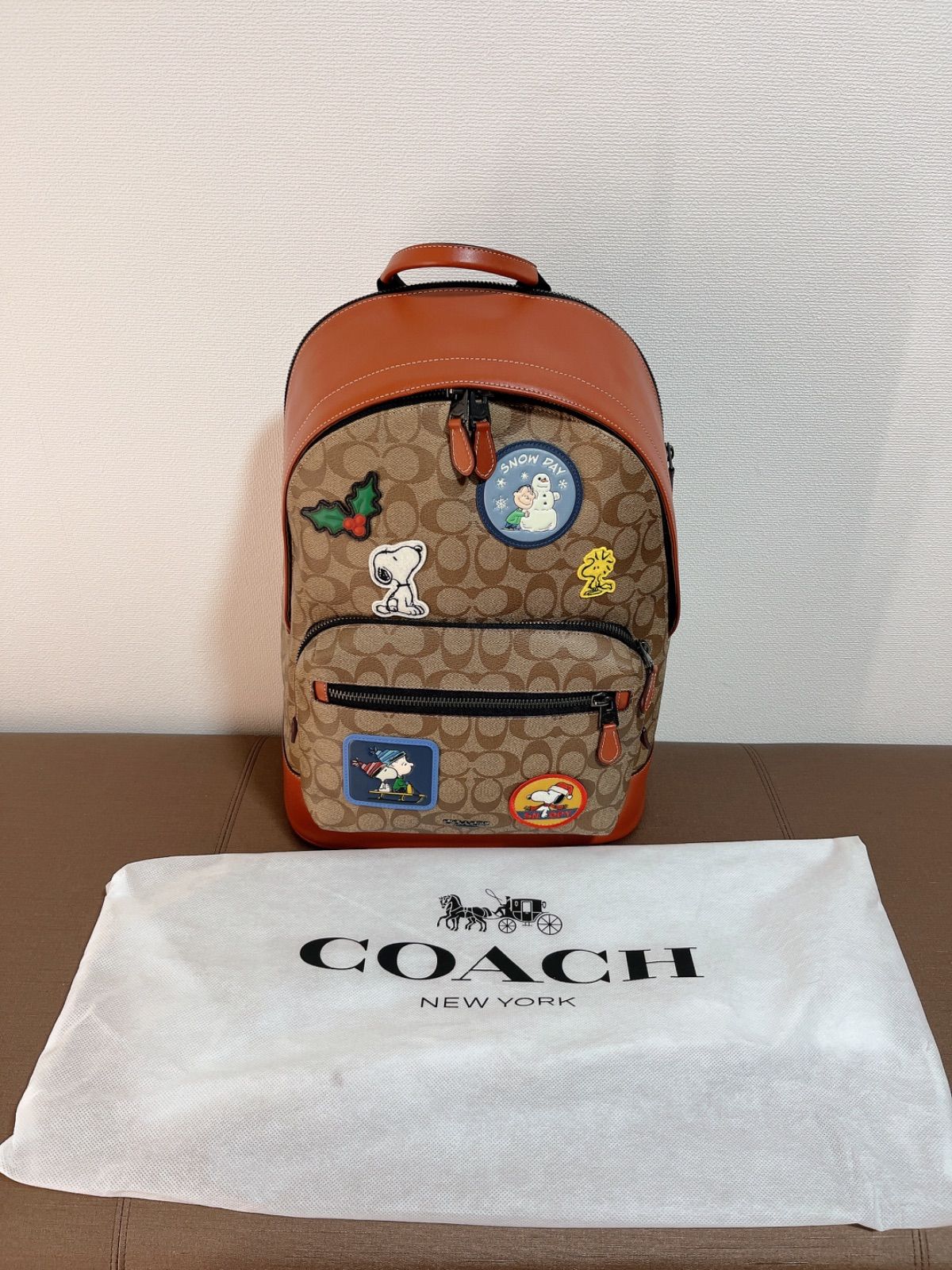 新品未使用品】COACH コーチ スヌーピー リュック ヴァー