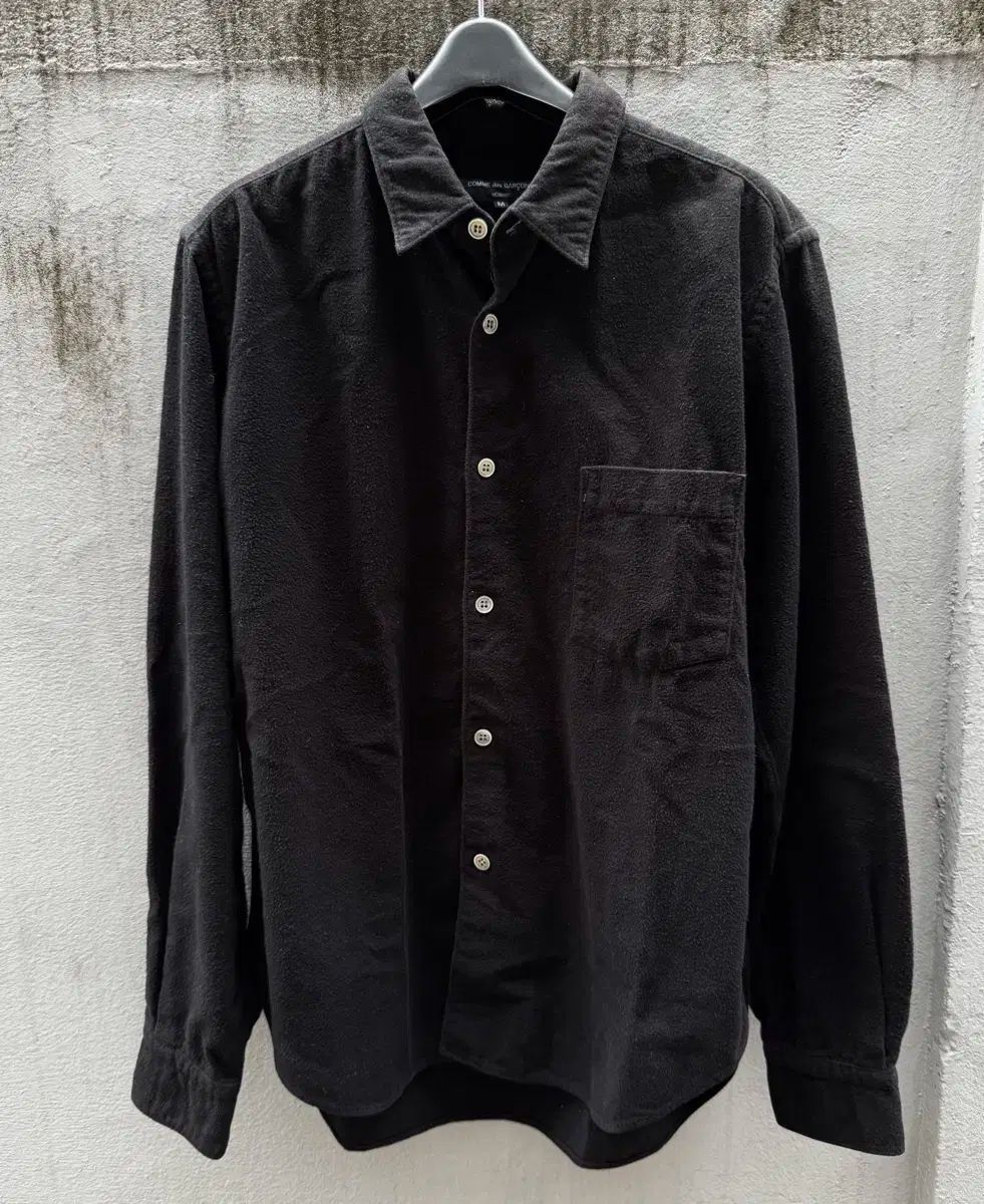 COMME des GARCONS コム デ ギャルソン オム ヴィンテージ モヘア 鍛造した ワンポケット シャツ