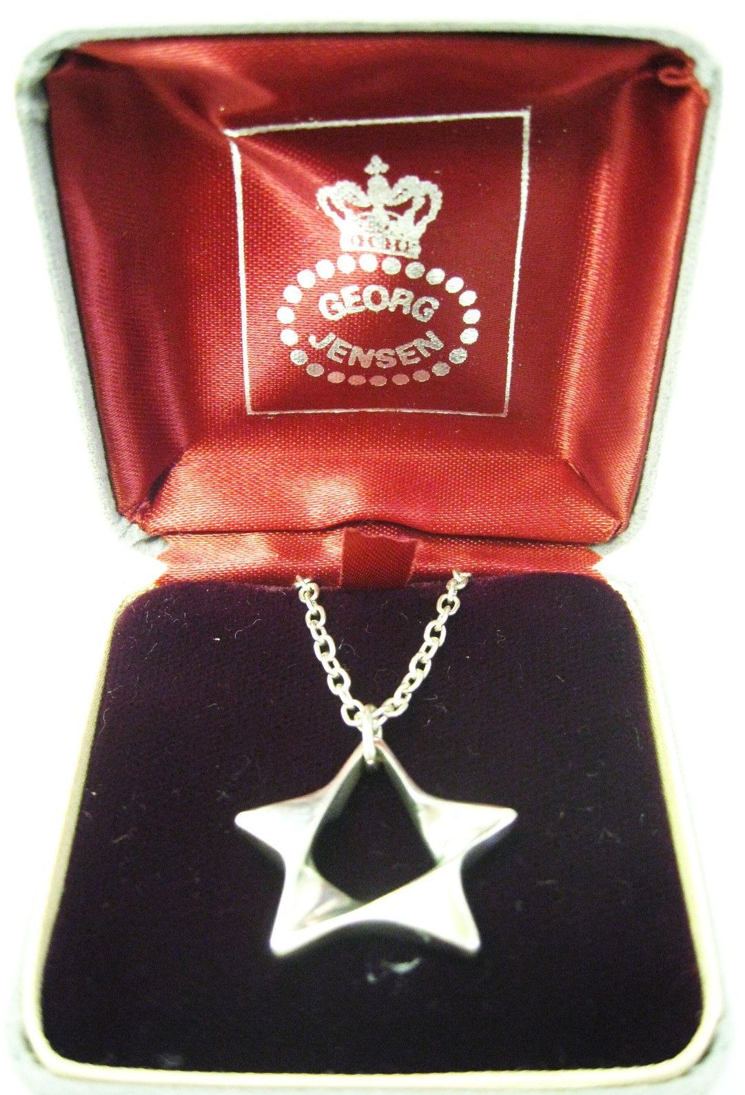 美品シルバー925ジョージジェンセンGEORGJENSENオープン スター プチ 