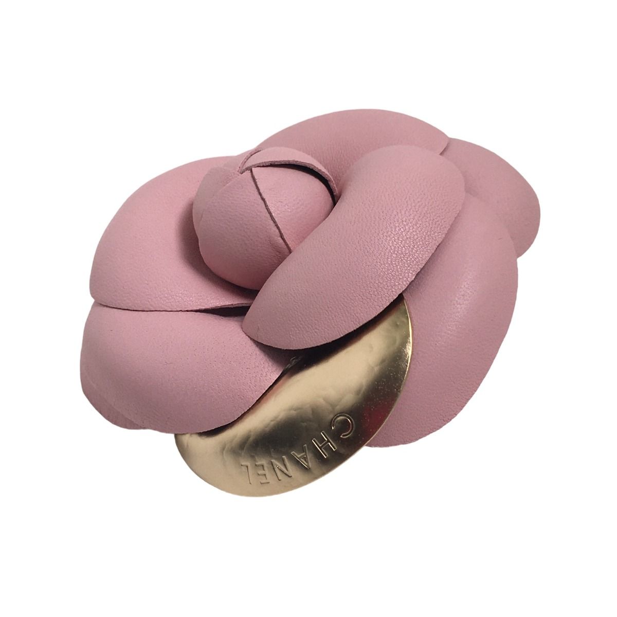 シャネル 箱付き カメリア コサージュ ブローチ CHANEL ピンク