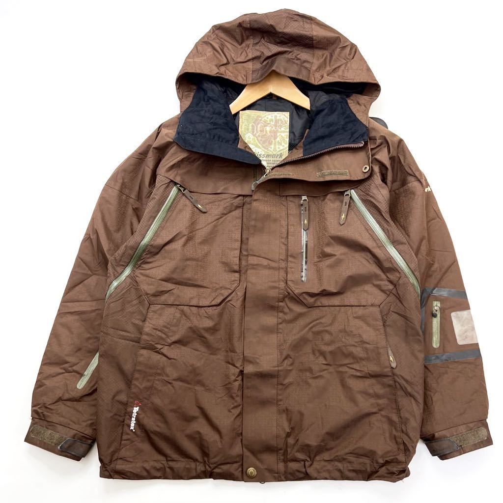 Burton ストライプデザイン スノーボードパンツ Lサイズ バートン