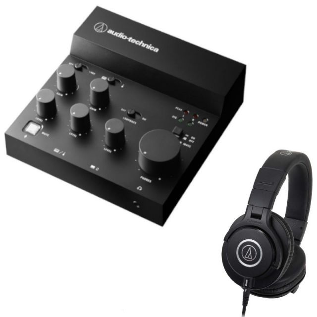 AUDIO-TECHNICA オーディオテクニカ AT-UMX3 USBミキサー ATH-M40X ヘッドホン