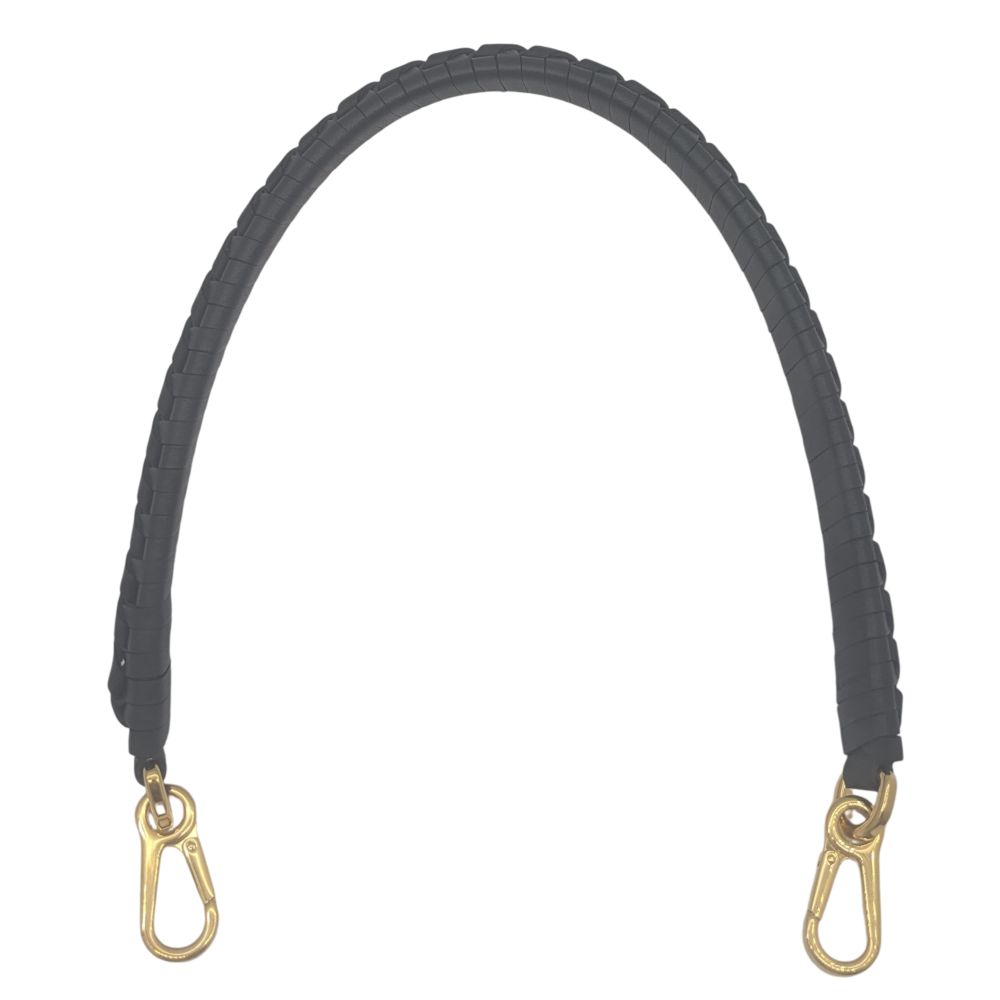 【くろ】ロエベ ウーブン スパイラル ストラップ　ブラック ウーブン スパイラル ストラップ（クラシックカーフ） ブラック