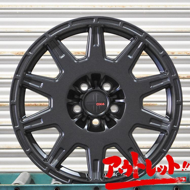 4本セット DX4 WHEELS X-TRAIL 16インチ 7.0J 5/100 +30 マット