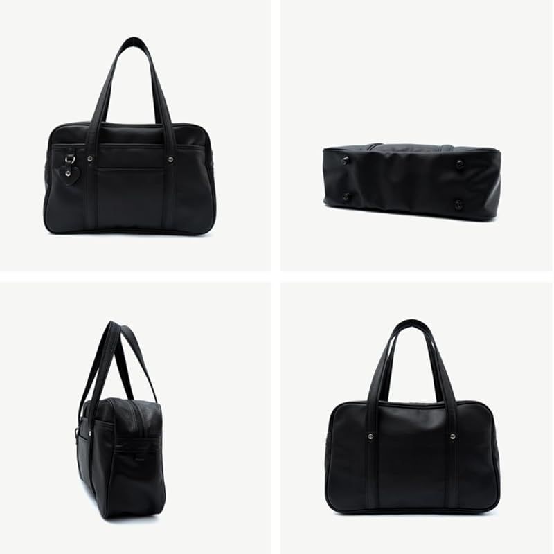 ハートチャーム付きスクールバッグ