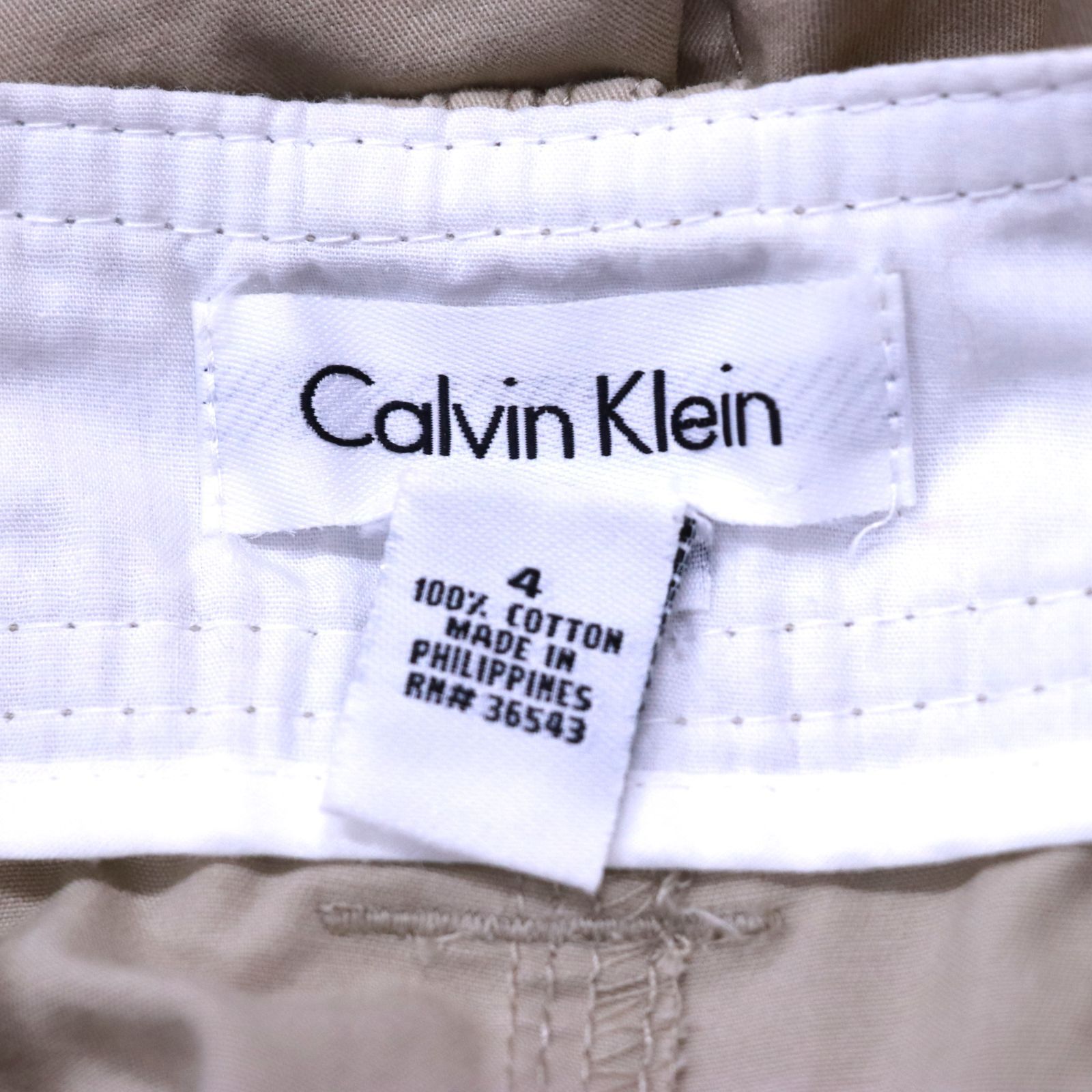 Calvin Klein カルバンクライン ショートパンツ 4 コットン BEG