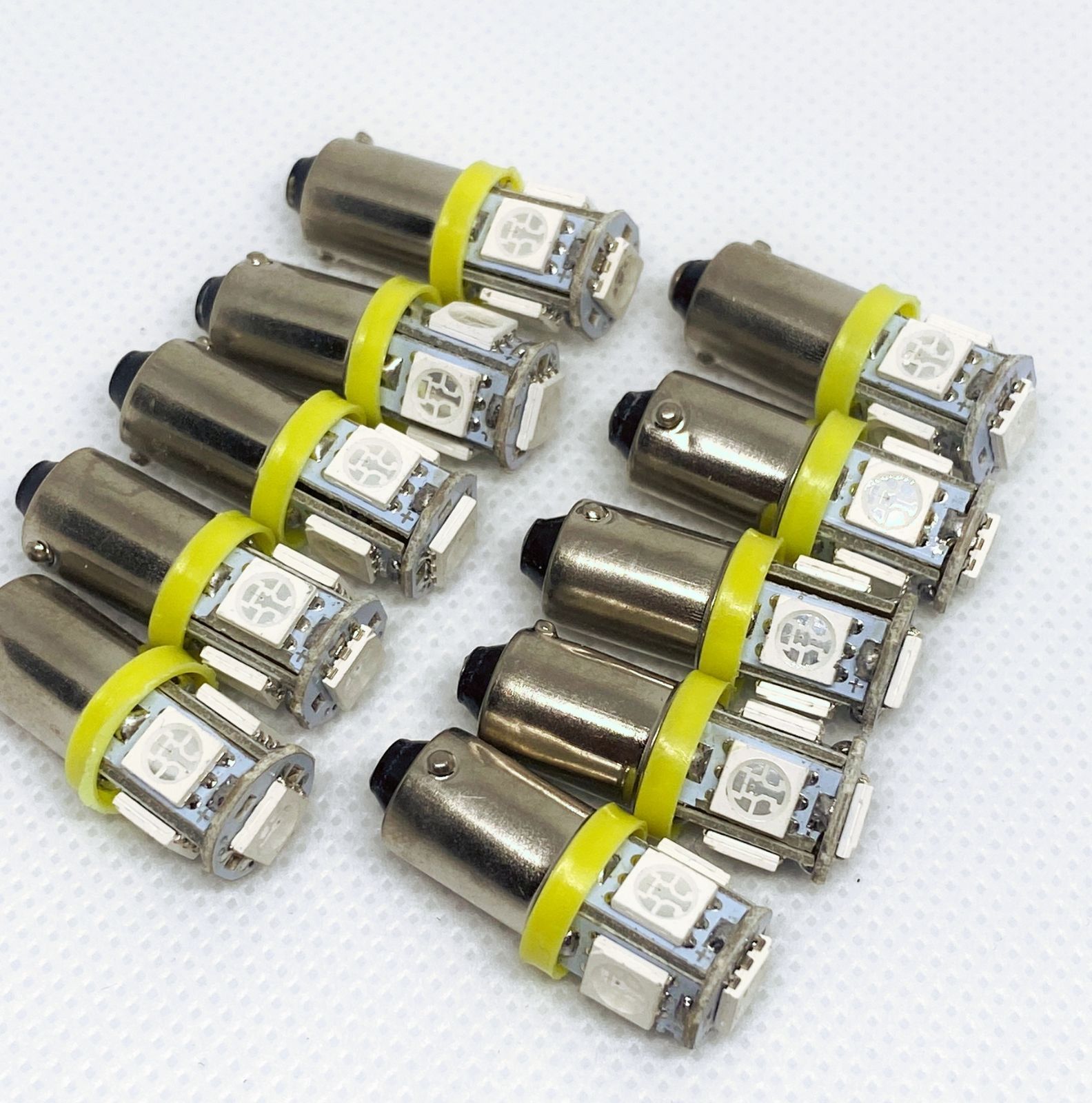 高輝度 24V専用 BA9S LED バルブ 5SMD搭載 角型マーカー サイド