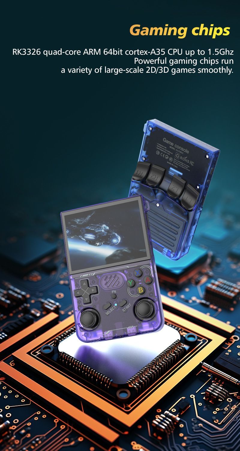 在庫処分】R36XX (128GB) レトロゲーム機・3.5インチIPS大画面