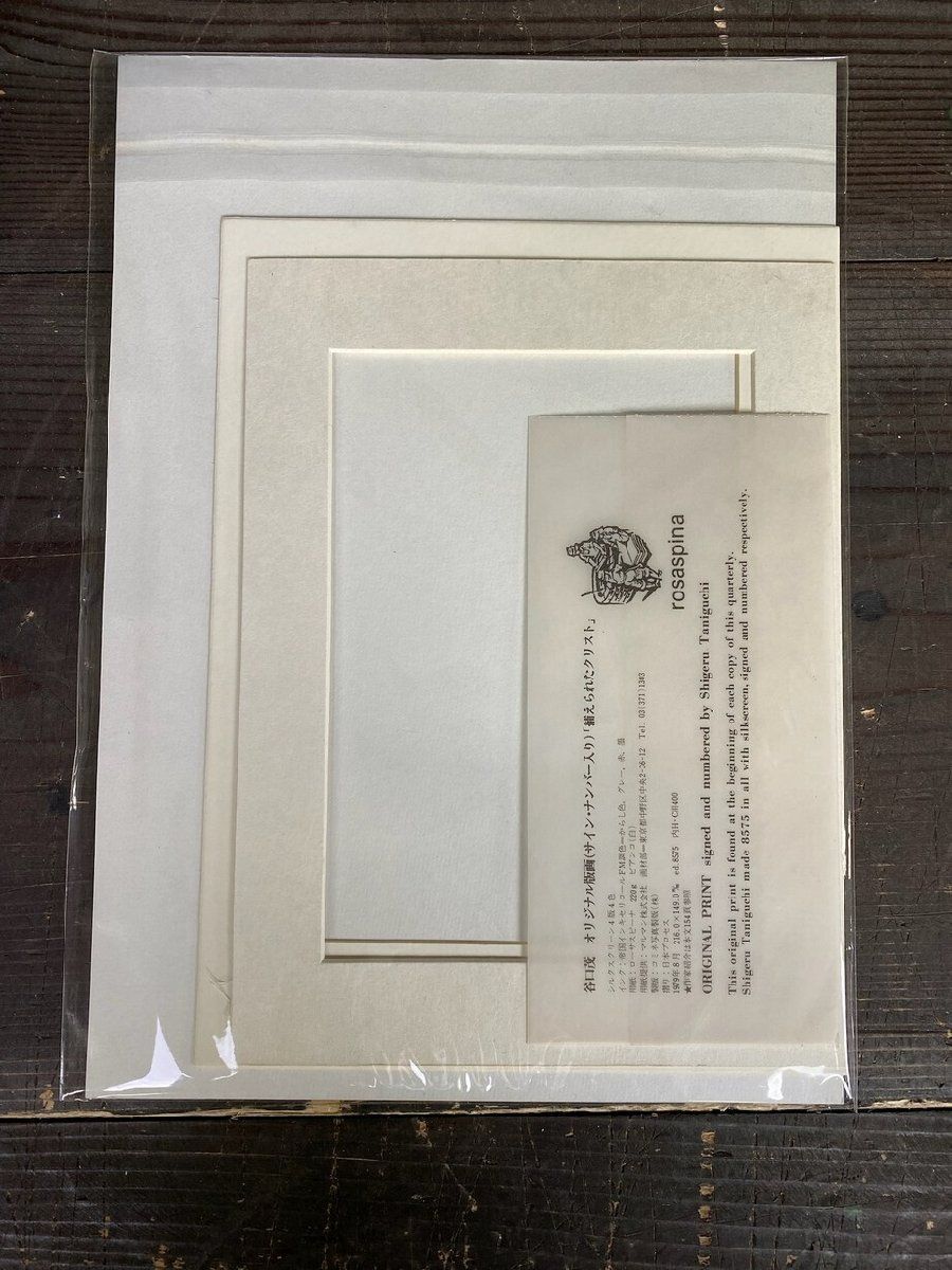 安田侃 『ボーボリ公園 少女』シルクスクリーン、リトグラフ作品