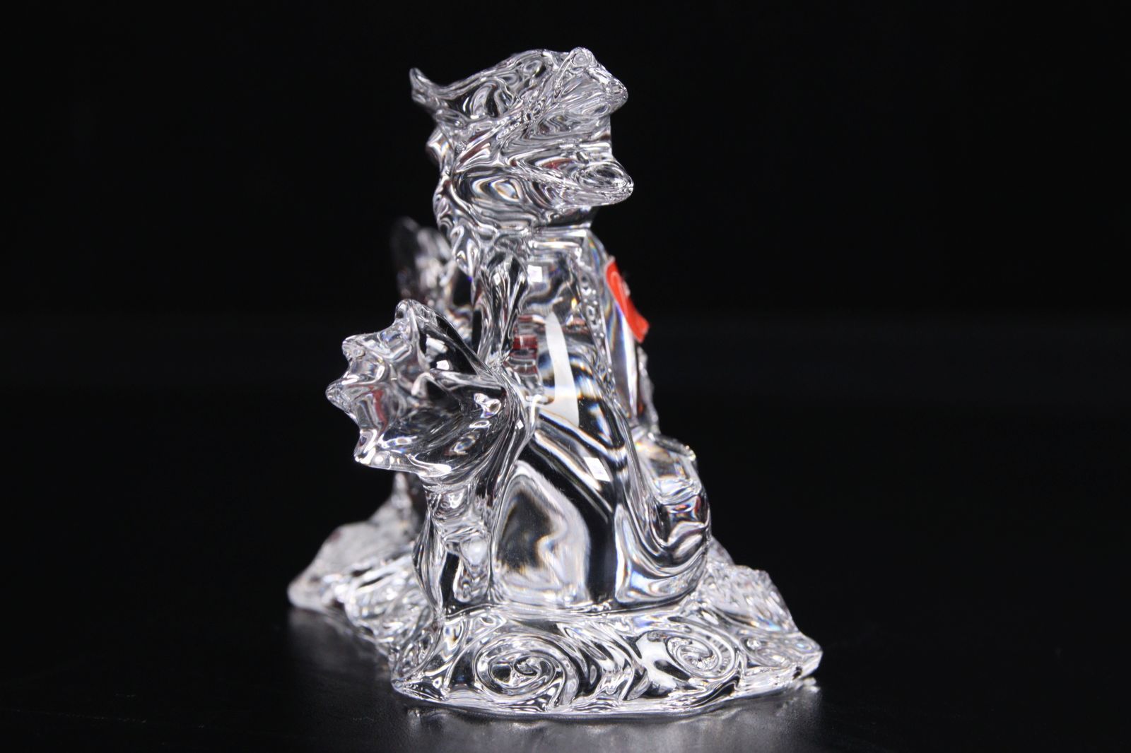 まめ様商談中❣️バカラ baccarat 龍 ドラゴン オブジェ 置物 箱説明書 Baccarat バカラ ドラゴン 龍 置物 13cm クリスタルガラス 共箱