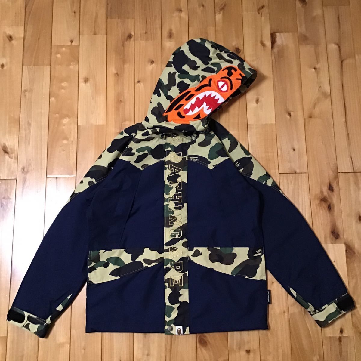 タイガー パーカー スノボジャケット BAPE camo ベイプ ape エイプ ...