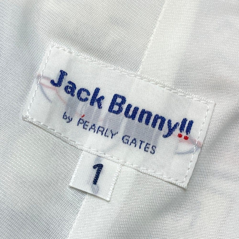 サイズ：0 JACK BUNNY ジャックバニー 2024年モデル インナー付 ストレッチ スカート ストライプ ロゴ総柄 ホワイト系 [240101456710] ゴルフウェア レディース ストスト サイズ：0 JACK BUNNY ジャックバニー 2024年モデル インナー付
