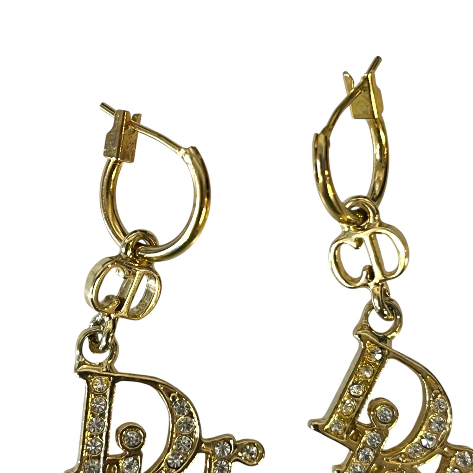 保管品】Christian Dior トロッター ピアス Dior ロゴ