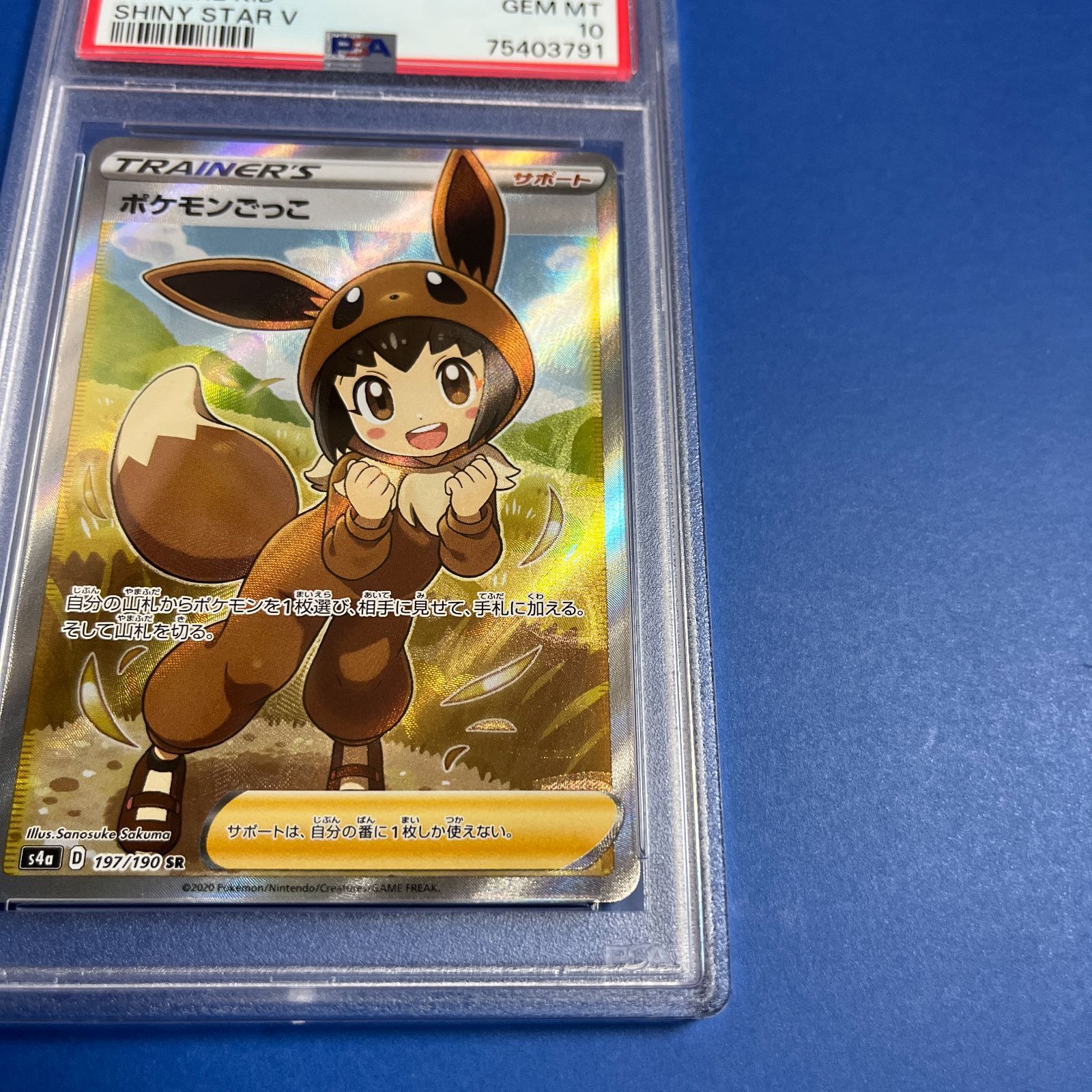 再入荷 PSA10 鑑定品 ポケモンごっこSR ワンオーナー品 - 通販 - www