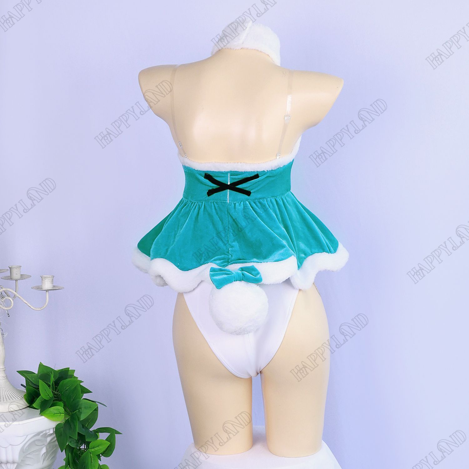初音ミク バニーガール コスプレ衣装 ウイッグ付き 黒ウサギ 白 初音ミク バニーガール コスプレ衣装 ウイッグ付き 黒ウサギ 白