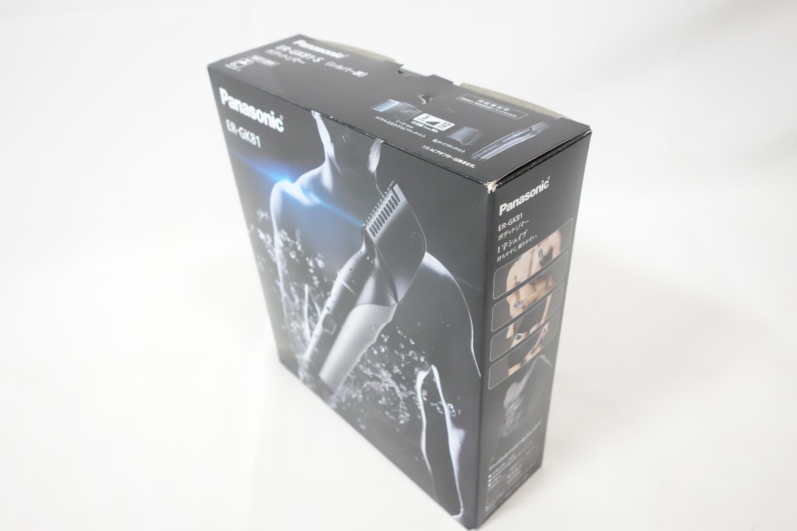 【新品未開封】Panasonic ボディトリマー ER-GK81-S　箱破れ有 パナソニック Panasonic ボディトリマー ER-GK81-S シルバー調