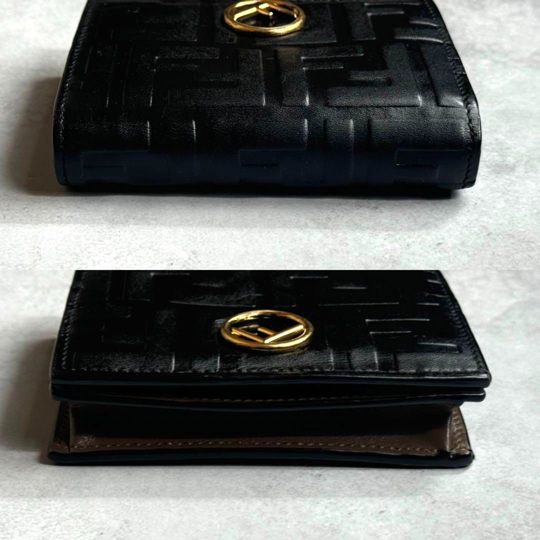 ≫希少品≪ / FENDI フェンディ エフイズエンボスコンパクトウォレット ≫希少品≪ / FENDI フェンディ エフイズエンボスコンパクト