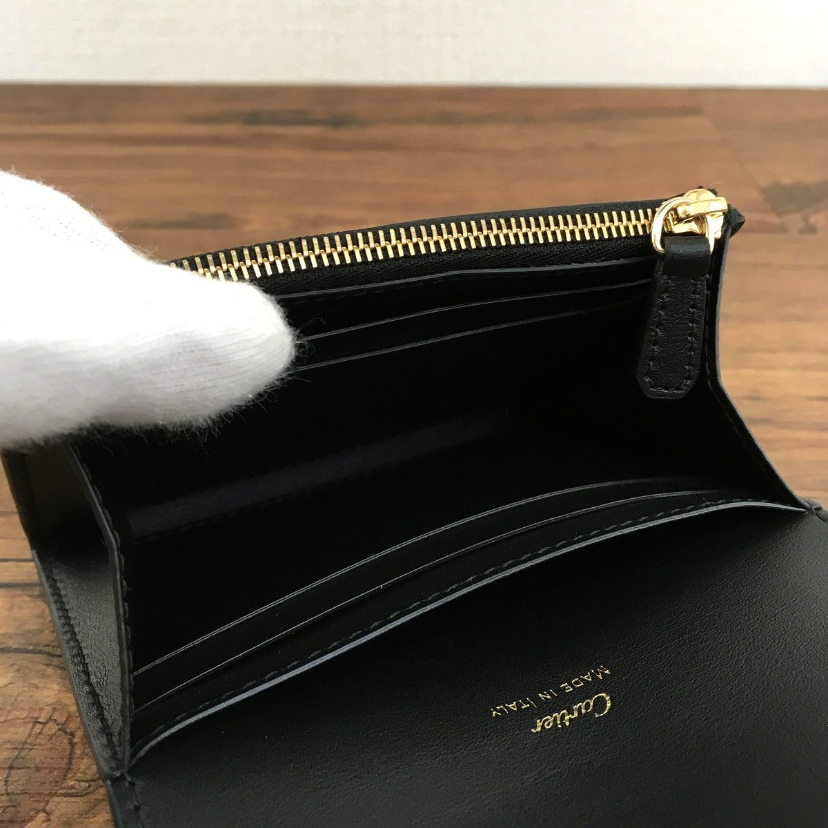 未使用品 Cartier ウォレット ガーランド 388 - 折り財布