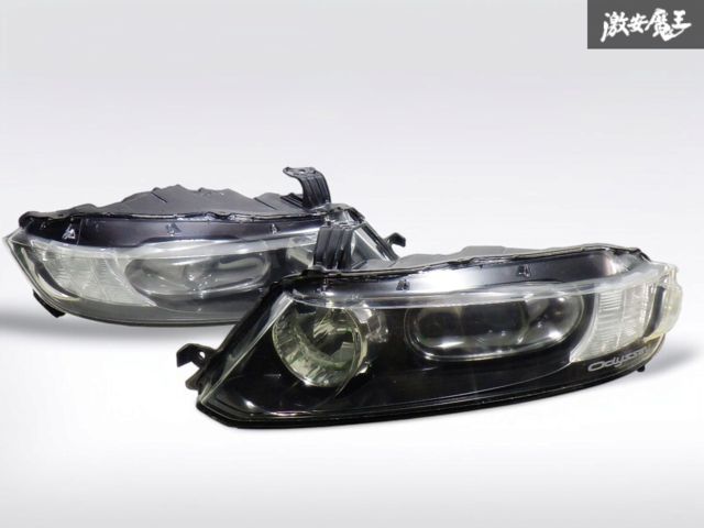 オデッセイ ヘッドライトセット レベルインナー付き ブラック 100-22497 オデッセイ ヘッドライトセット レベルインナー付き ブラック