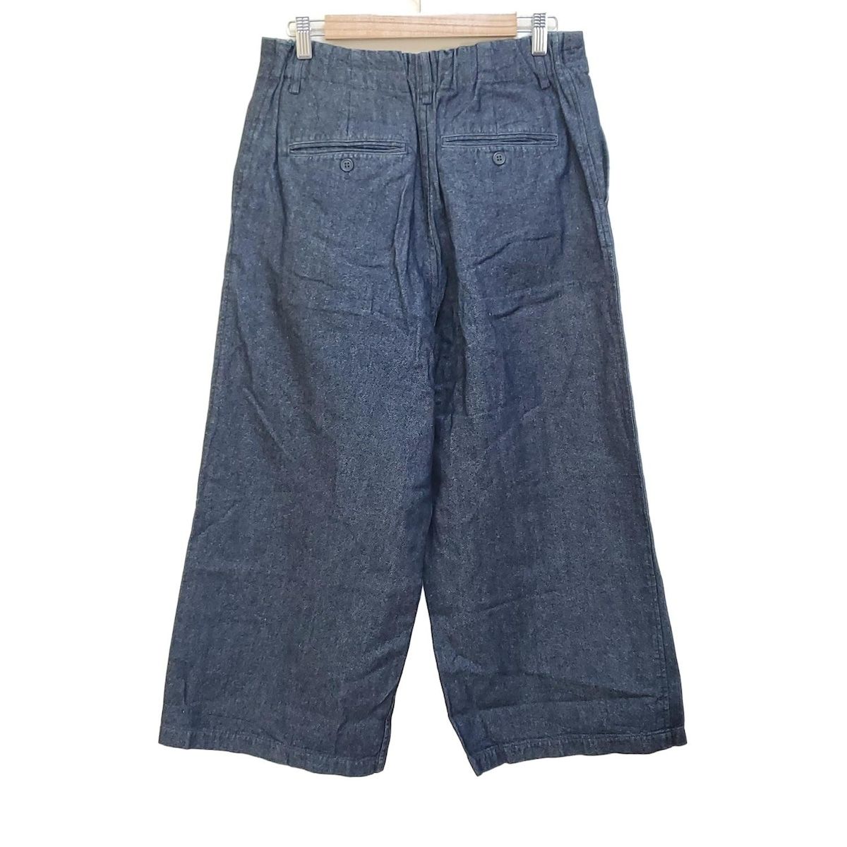 Plantation プランテーション パンツ サイズM レディース - ネイビー クロップド 半端丈