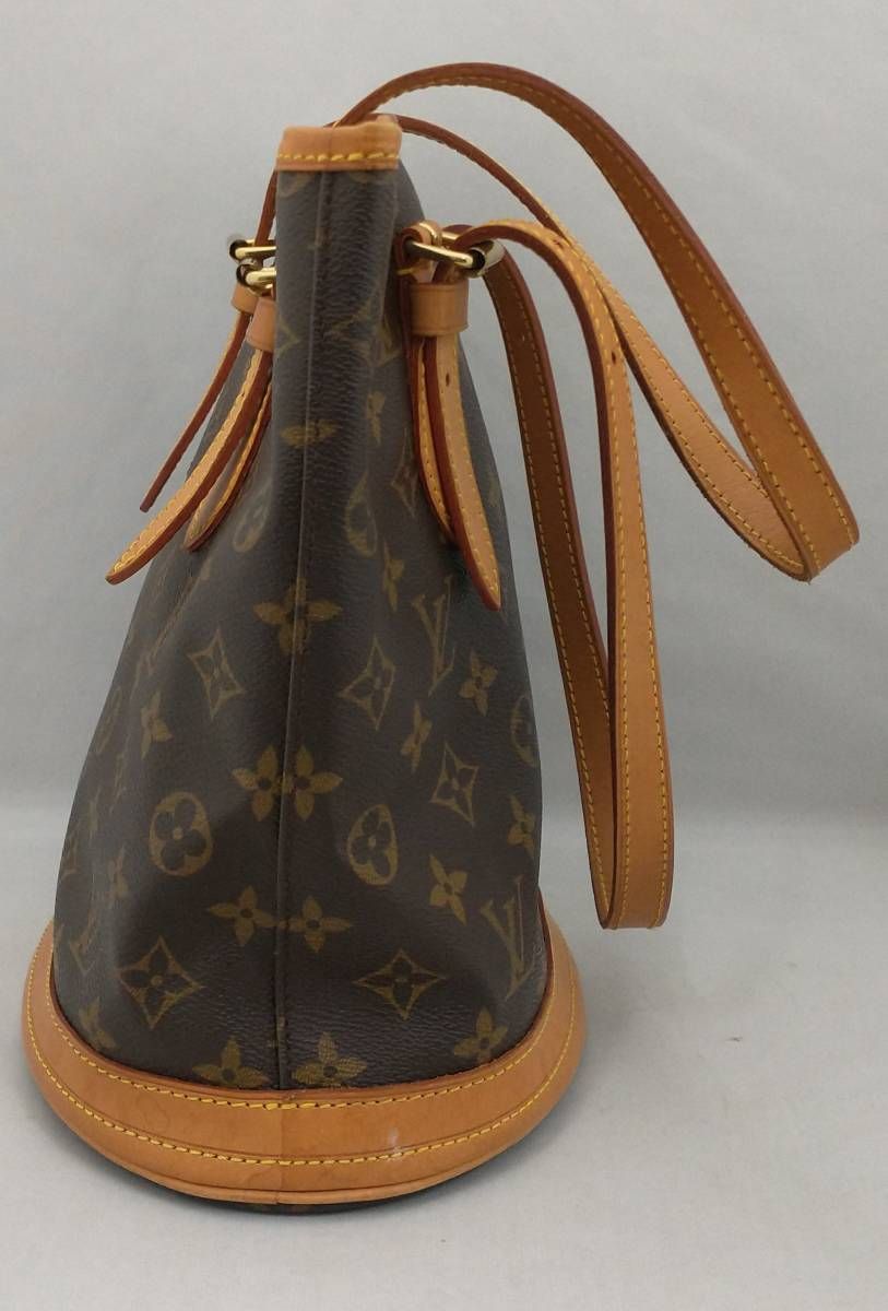 ルイヴィトン　バケツ LOUIS VUITTON ルイ ヴィトン モノグラム VI1011 バケツ PM バケット