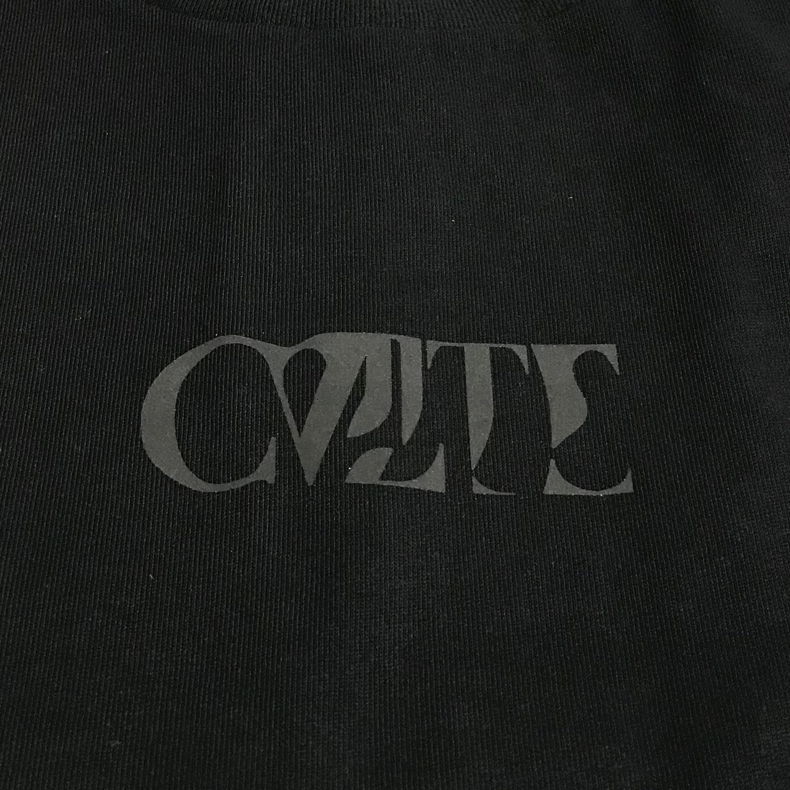 ミュージシャン CVLTE logo Tee 未使用品】CVLTE カルトreflective logo tee.ブラック メンズ L
