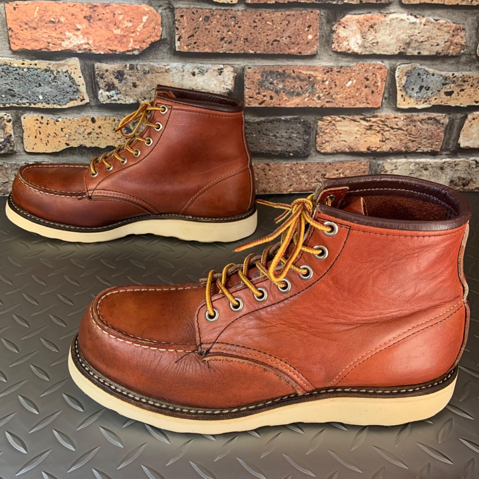 ☆REDWING 8875 四角犬タグ 1998年製 モックトゥワークブーツ