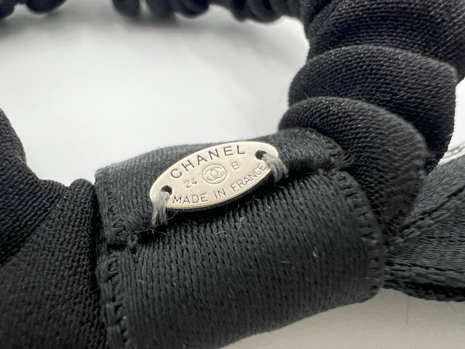 CHANEL シャネル シュシュ ヘア アクセサリー ヘアゴム リボン CC  