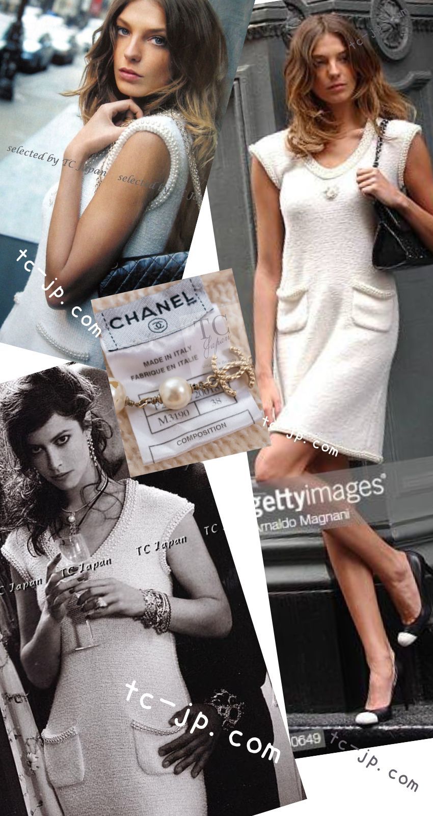 郵送買取 新品5台以上送料無料キャンペーン中！！  シャネル チュニック カシミア クリーム CHANEL ワンピース チュニック