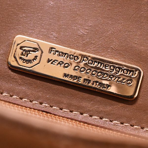 本物 美品 フランコパルメジャーニ 最高級マットクロコダイルレザー 鍵