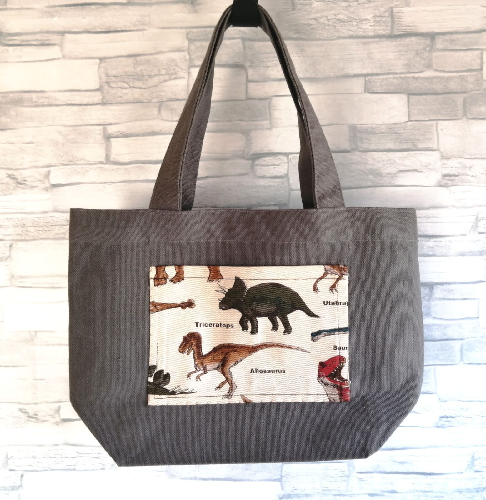 ハンドメイド 恐竜猫ちゃんトートバッグ 【公式通販】